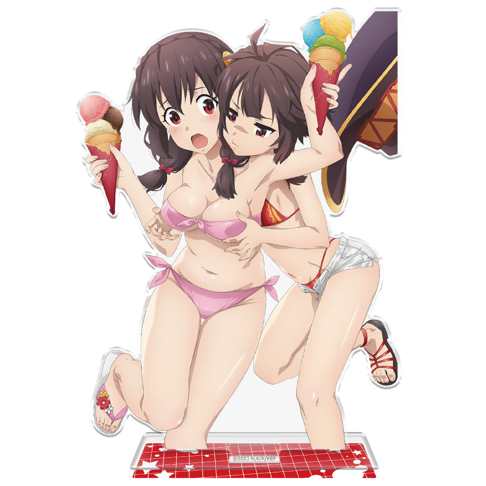 Megumin & Yunyun - Beach Version - KonoSuba - Acrylaufsteller - Azumaker