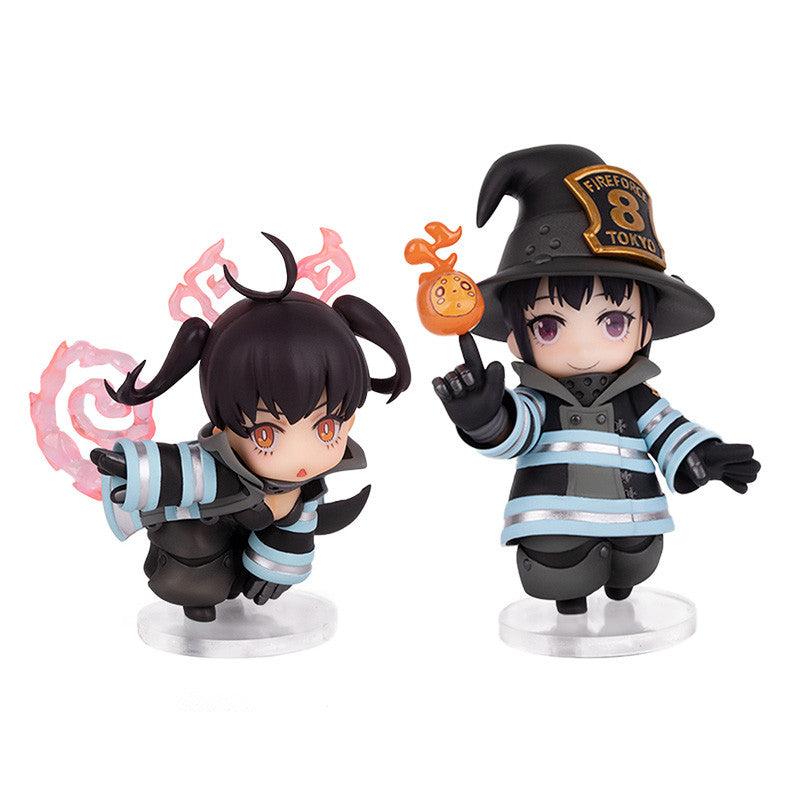 Maki Oze & Sputter / Pusu Pusu - Fire Force (Q Version Figur) - Hobby Rangers