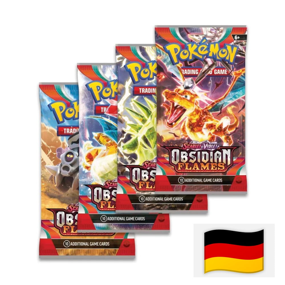 Pokemon TCG - Karmesin & Purpur: Obsidianflammen Booster - DE