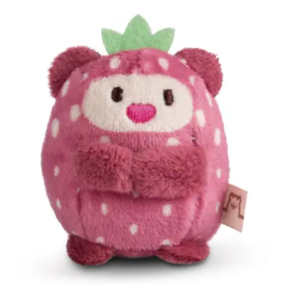 Bär Nomo - mymochi - Plüsch (Erdbeere) (5cm)