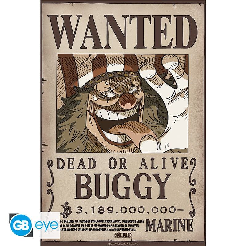 Buggy - One Piece: Wano Kuni - Wanted Poster - AbyStyle