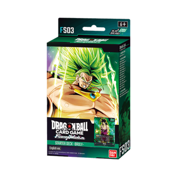 Fusion World FS03 Starter Deck - Broly - Dragon Ball Super Card Game (Englische Version)