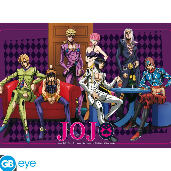 JOJO‘S BIZARRE ADVENTURE - Poster Maxi 91.5x61 - Golden Wind Team