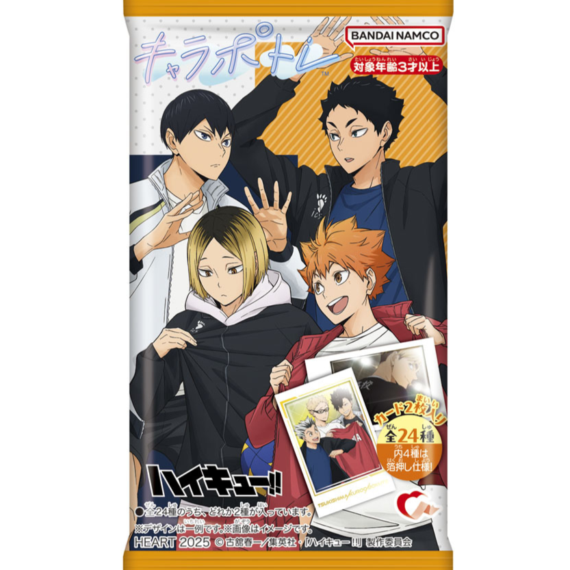 Haikyu!! Character Card Chewing Gum