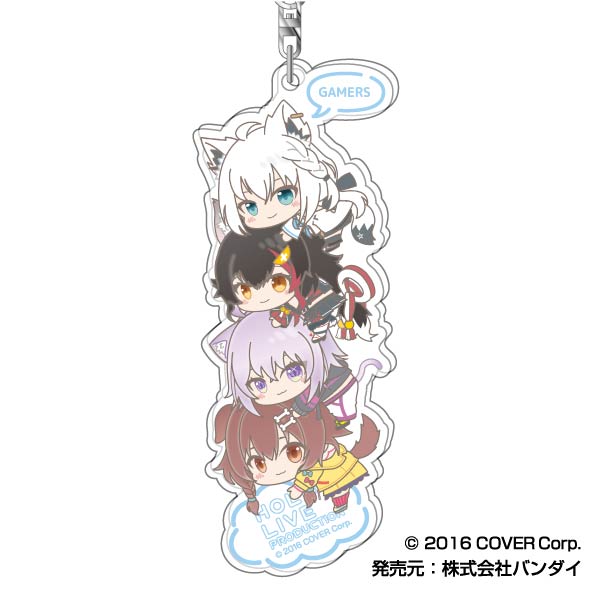 Hololive Hug Meets Tsumi Arrange 04 Gamers - Acrylanhänger - Bandai