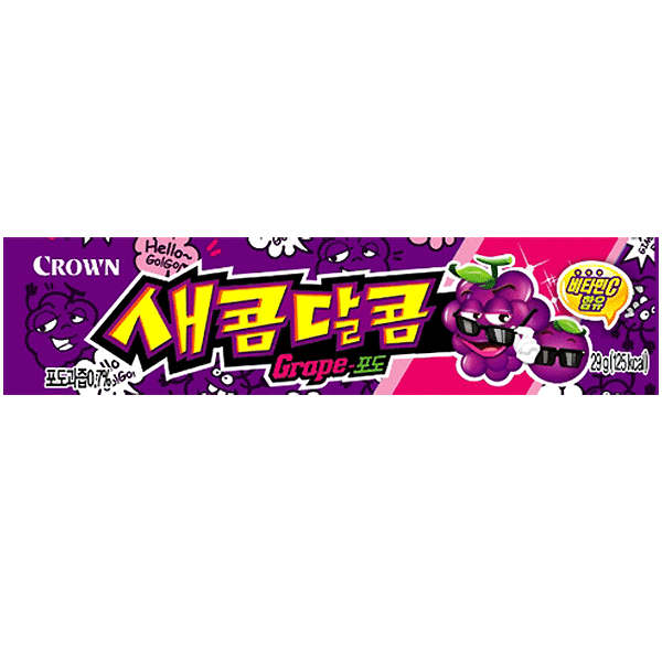 Asiatische Kaubonbons - Sweet & Sour Grape - Crown - 29 g