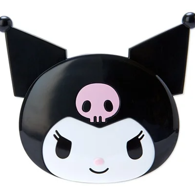 Sanrio charakters face shaped mirror & comb Kuromi