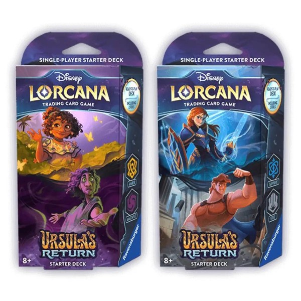 Lorcana - Disney Lorcana 4: Ursulas Rückkehr/ Ursula's Return - Amber/Amethyst - Starter Deck (Englisch)