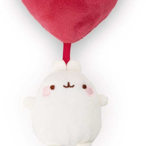 MagNICI Plüschherz mit Molang - Molang - Magnetanhänger (5cm)
