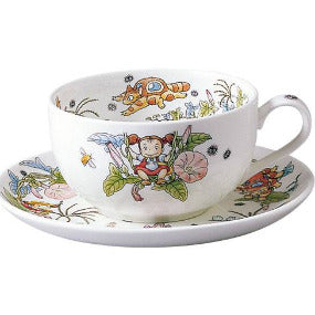 Totoro - Mein Nachbar Totoro - Tasse und Unterteller (Bindweed) - Noritake