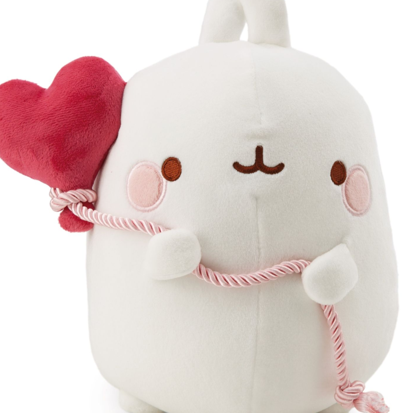 Molang mit Herzballon - Molang - Plüschfigur (12 cm)