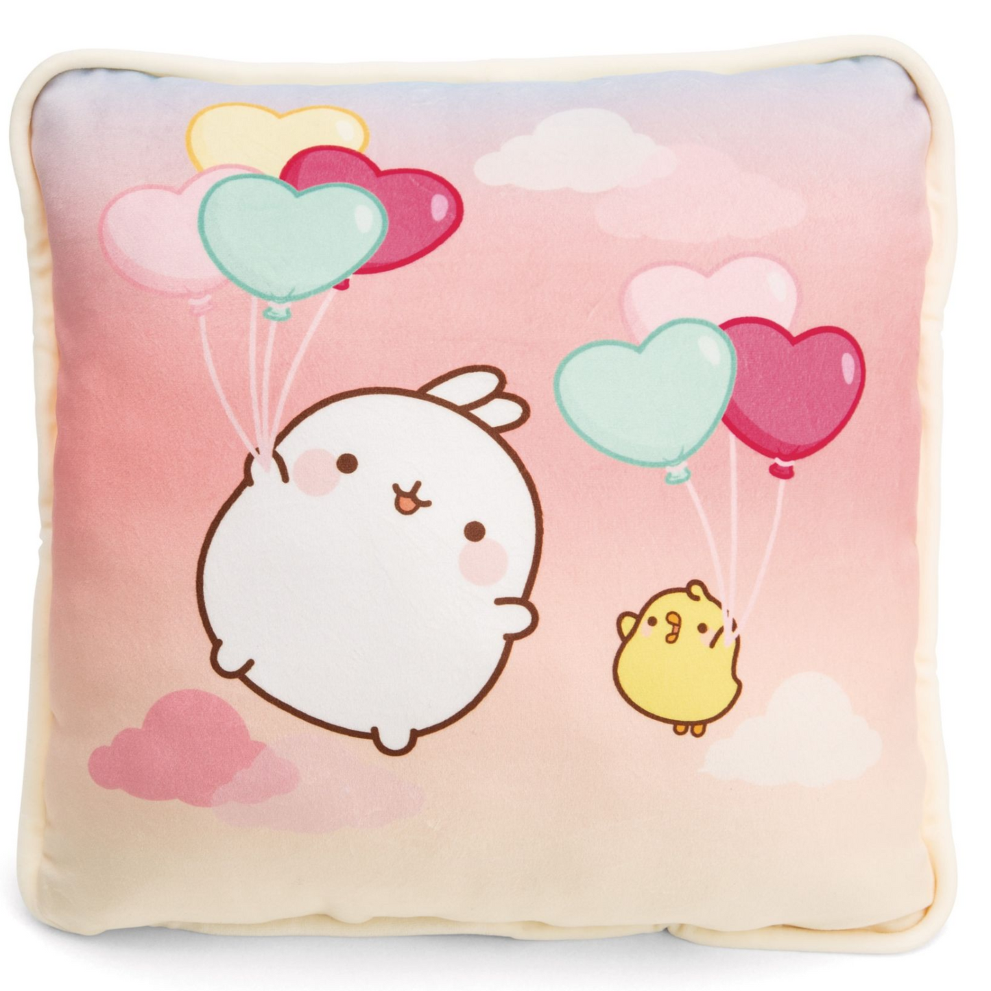 Molang - Quadratisches Kissen (30 x 30 cm)