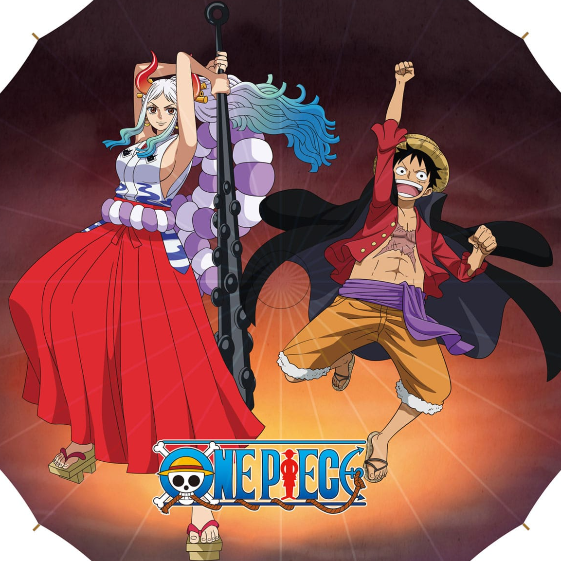 Monkey D. Ruffy & Yamato - Sonnenschirm - Sakami