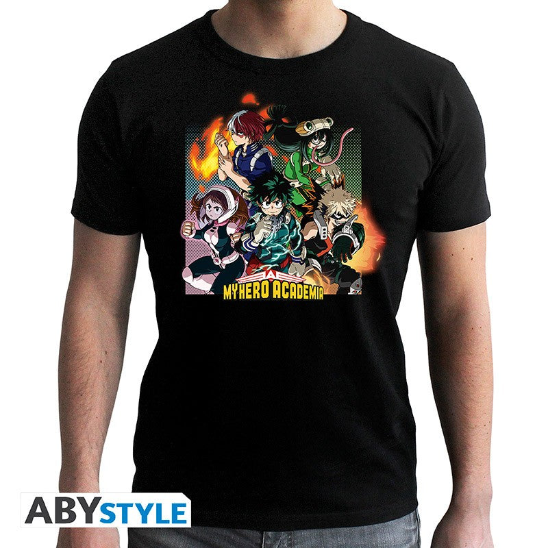 "Gruppe" - Men's T-Shirt - L - My Hero Academia - AbyStyle