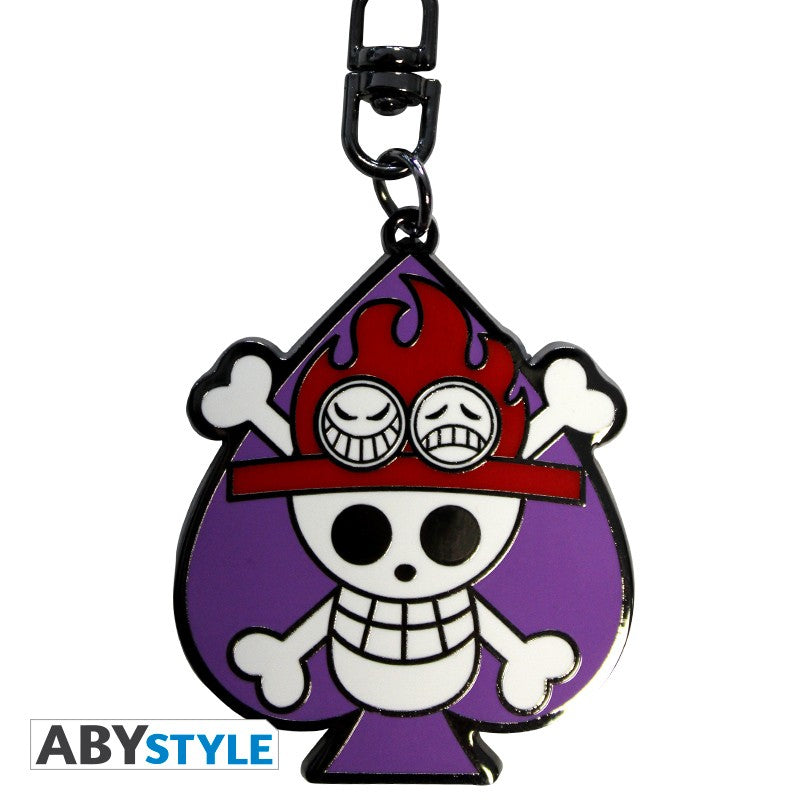 ONE PIECE - Schlüsselanhänger "Skull Ace" - AbyStyle