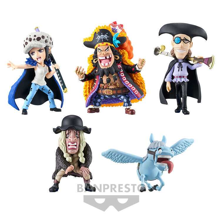 One Piece - WCF Mini Figuren Law vs. Blackbeard Piraten (12er Set) - Banpresto