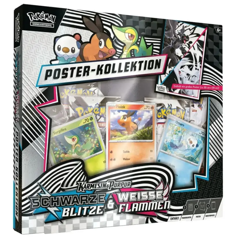 Pokémon Schwarze Blitze & Weisse Flammen Poster-Kollektion