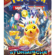 Pokemon TCG Karmesin & Purpur Stürmische Funken Booster Pack