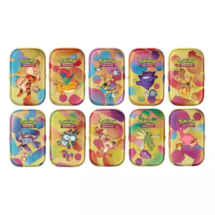 Pokémon Mini Tin Karmesin & Purpur - 151