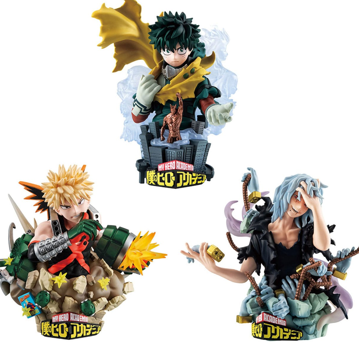 Set - Special Edition - My Hero Academia Petitrama EX Series - Megahouse (3 Figuren+Bonus)