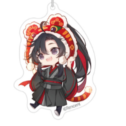 Grandmaster of Demonic Cultivation - Wai Wuxian - Chibi Style - Schlüsselanhänger