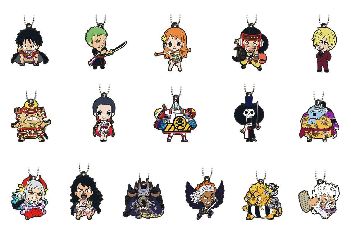 Zufällige Auswahl - One Piece: Wanokuni - Gummianhänger (Capsule Rubber Mascot ~The End of Wano Country) - (Gashapon!) - Bandai