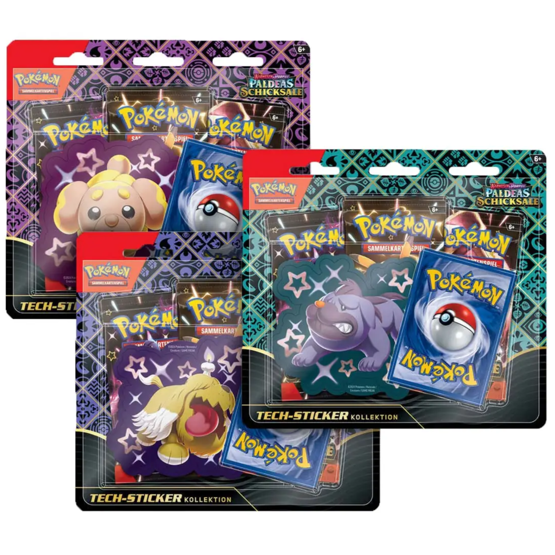 Pokemon – Paldeas Schicksale – Tech–Sticker Kollektion