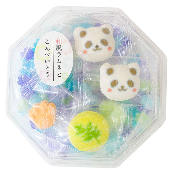 Kyoto Handgemachte Ramune & Konpeito - Panda - Ageo - 71 g