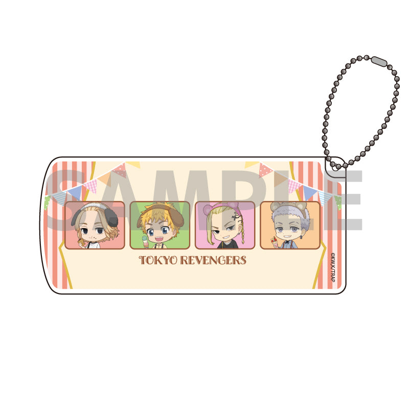 Takemichi, Mikey, Draken & Mitsuya (Photo Chara) - Tokyo Revengers - Schlüsselanhänger (Slide Type Accessory Case) - A3