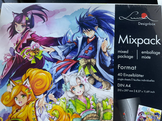 Luma Zeichenpapier - Mixpack