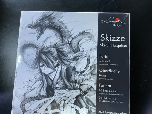 Luma Zeichenpapier - Skizze