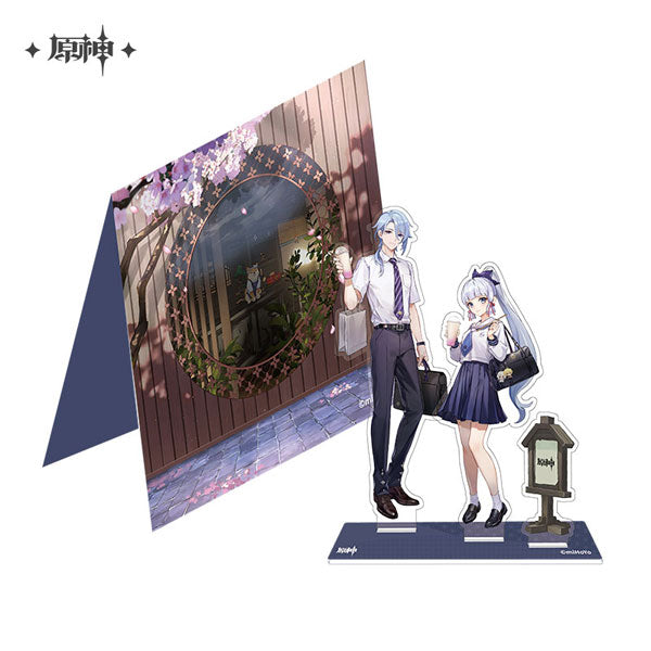 Ayaka Kamisato und Ayato Kamisato - Genshin Impact - Kiguu Series Chara Acrylic Stand / Acrylaufsteller