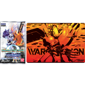 Wargreymon - Digimon - Exklusive Spielmatte & BT5 Booster Pack - Bandai