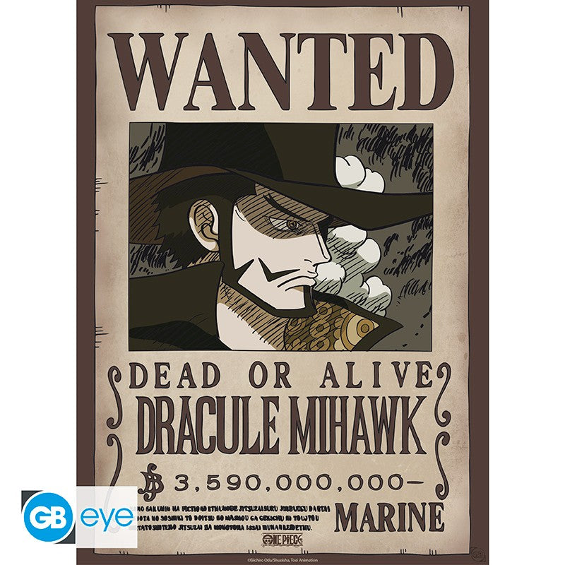 Dracule Mihawk - One Piece: Wano Kuni - Wanted Poster - AbyStyle