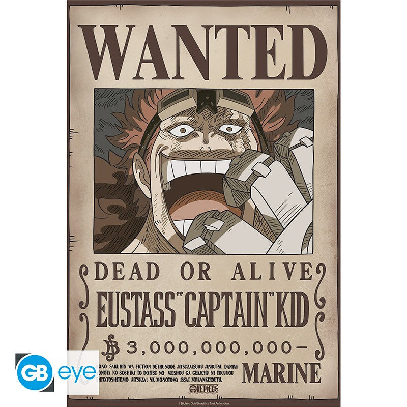 Eustass Kid - One Piece: Wano Kuni - Wanted Poster - AbyStyle