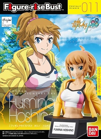 Fumina Hoshino - Gundam Build Fighters Try - Figure-rise Bust Model Kit - Bandai Spirits