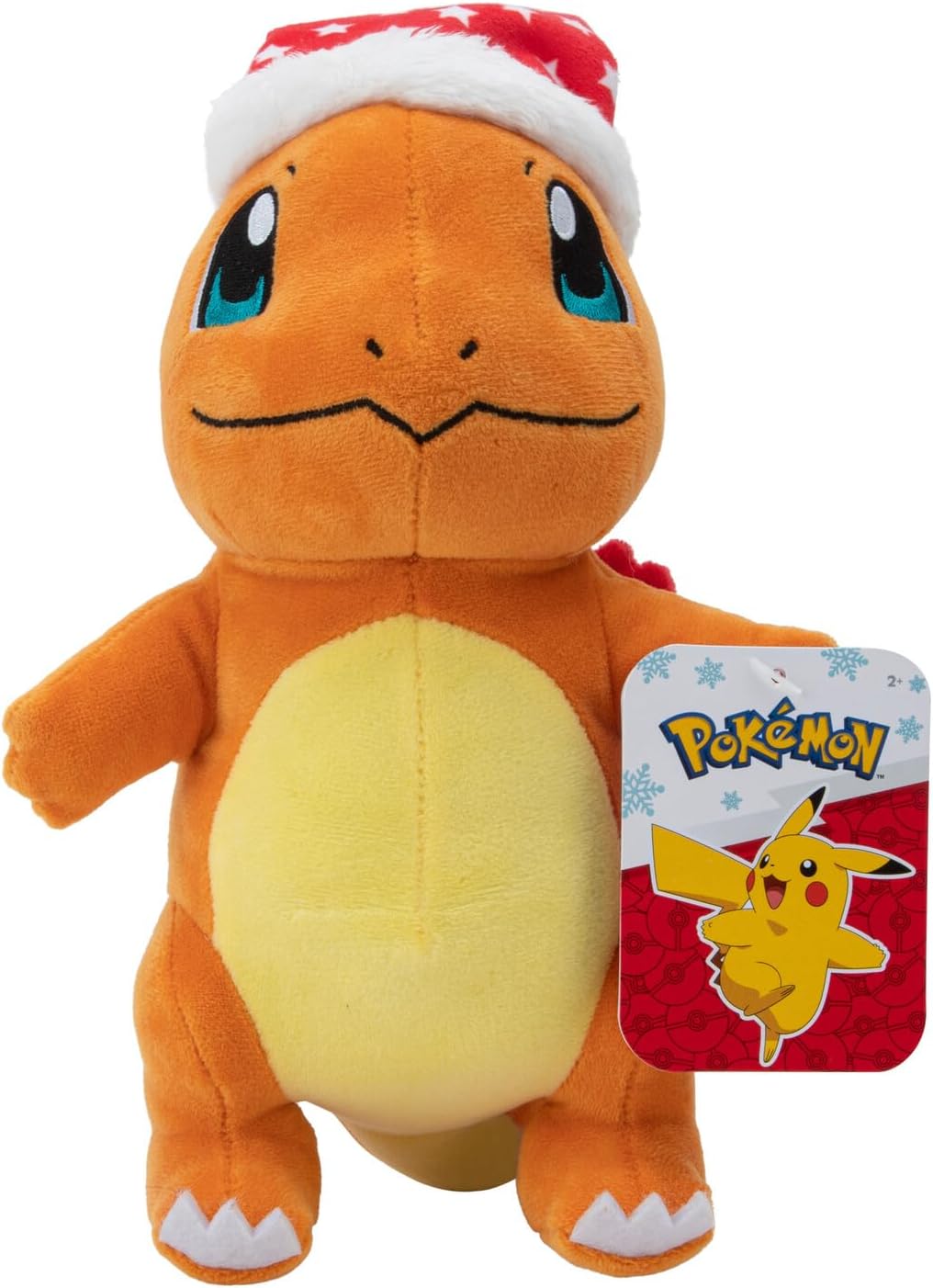 Glumanda mit Weihnachtmütze - Pokémon - 20 cm Plüsch (1)