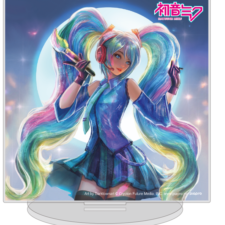 Miku Expo 2024 Miku DarkTownArt Acrylaufsteller