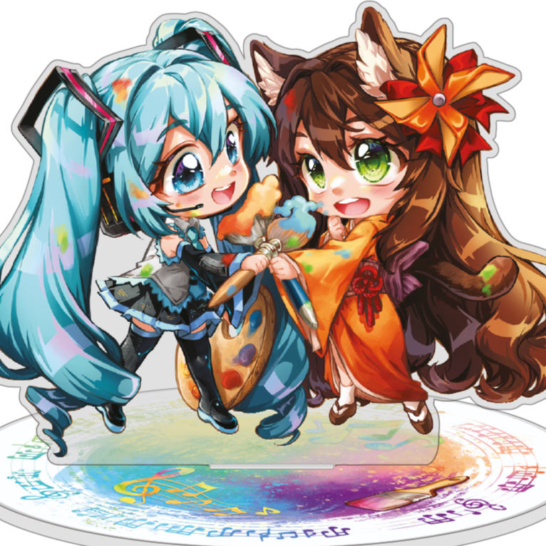 Miku Expo 2024 Acrylaufsteller Miku x Figu - Chan