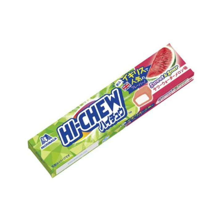 Hi-CHEW - Japanische Kaubonbon mit Wassermelonen-Geschmack - Morinaga - 55 g