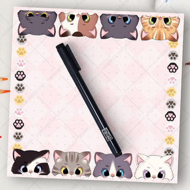 Notizblock Quadratisch Hideko Merchandise