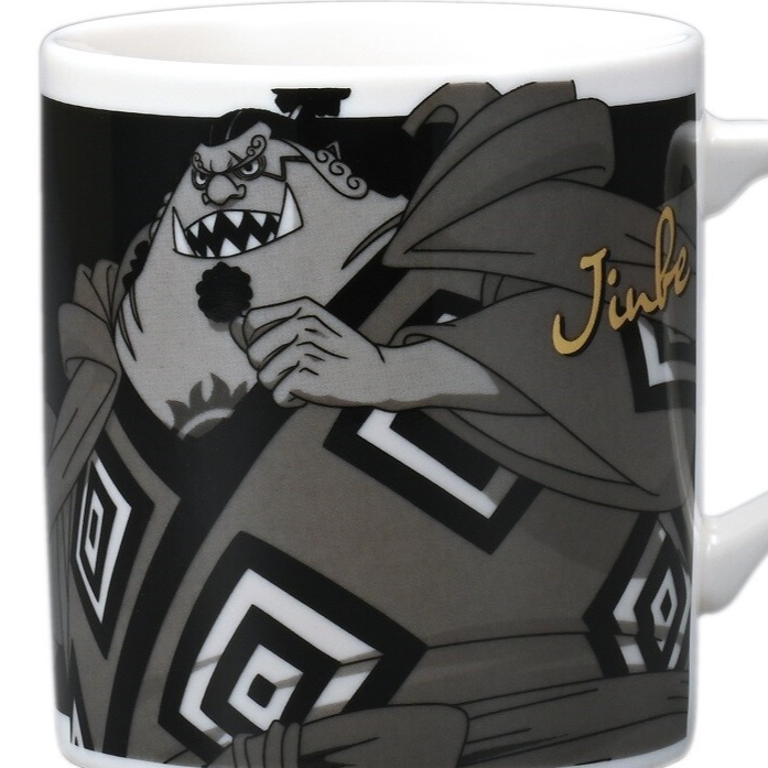 One Piece Monochrome Mug Cup - Jinbe