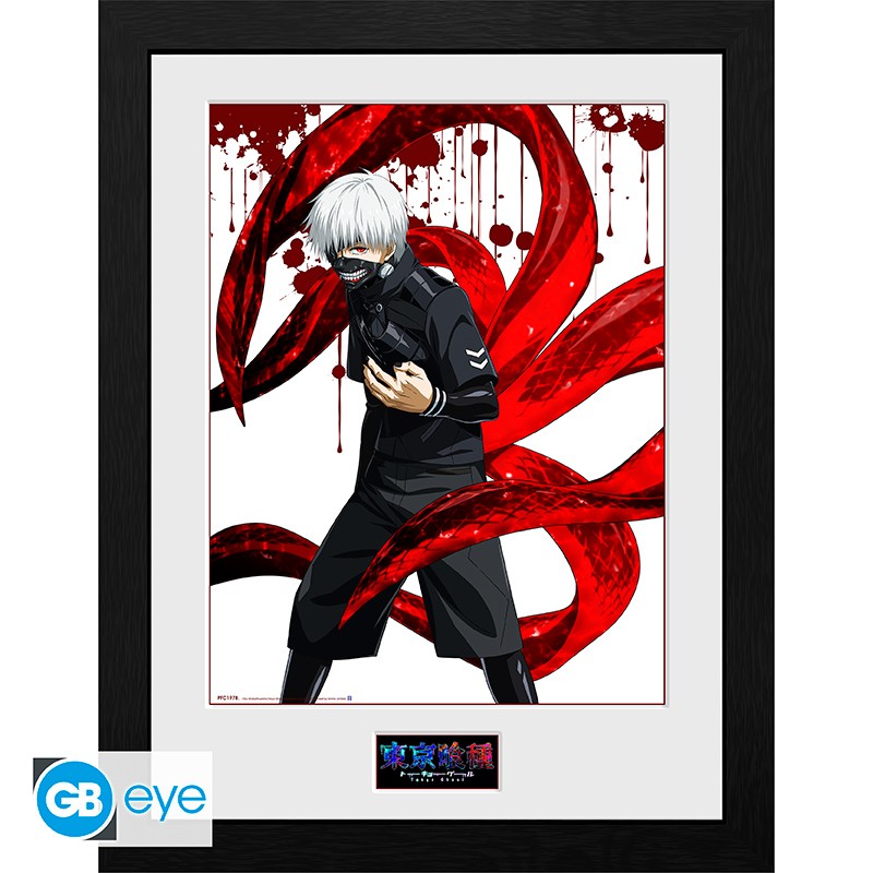 Ken Kaneki - Tokyo Ghoul - gerahmtes Bild - AbyStyle