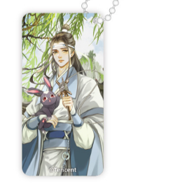 Grandmaster of Demonic Cultivation - Lan Wangji - Summer Season Series - Acrylic Domino Anhänger