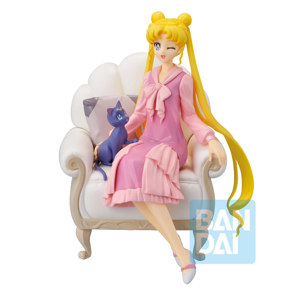 Usagi Tsukino und Luna - Sailor Moon Cosmos - antique style - Ichibansho - Bandai Spirits