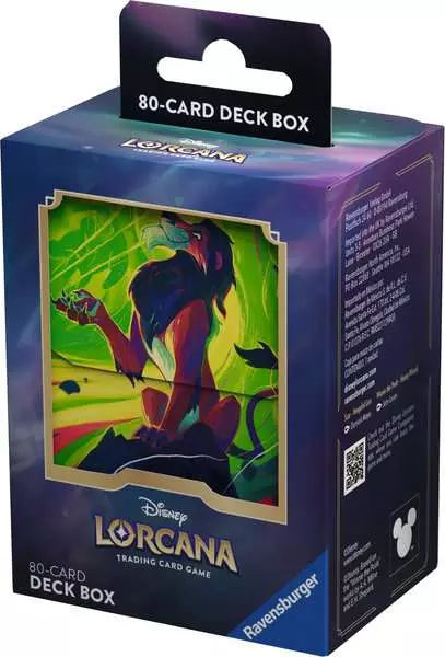 Lorcana - Disney Lorcana: Azurblaues Meer - Deck Box Scar - Ravensburger (1)