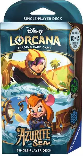 Lorcana - Disney Lorcana: Azurblaues Meer - Emerald and Sapphire - Starter Deck (Englisch)  (1)