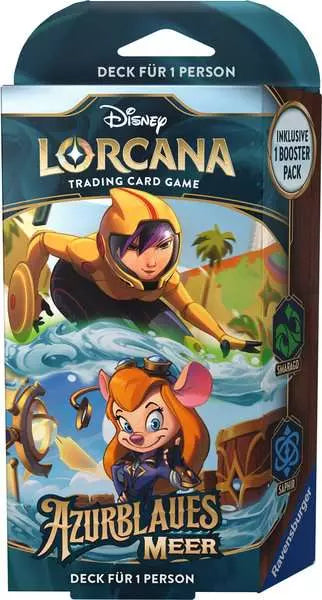 Lorcana - Disney Lorcana: Azurblaues Meer - Smaragd und Saphir - Starter Deck (Deutsch)  (1)