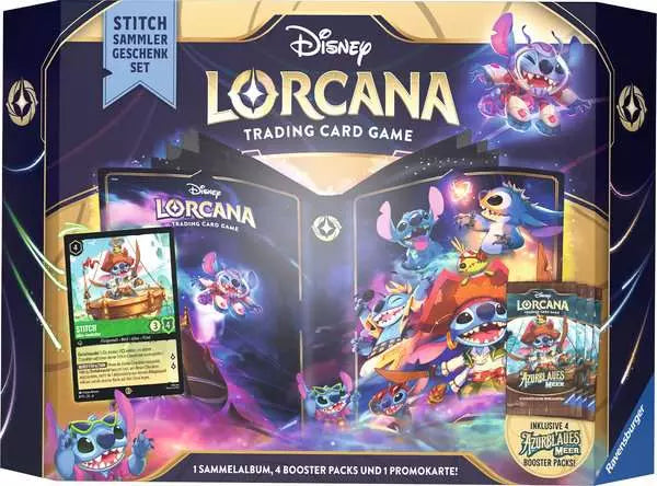 Lorcana - Disney Lorcana: Azurblaues Meer - Stitch Collector's Geschenk-Set (Deutsch) (1)