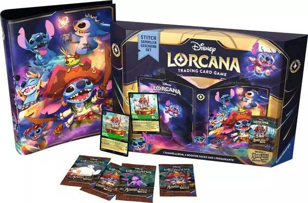 Lorcana - Disney Lorcana: Azurblaues Meer - Stitch Collector's Geschenk-Set (Deutsch) (1)